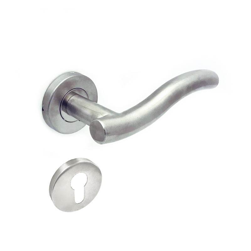 Lever Hardware Stainless Steel Door Lock Set