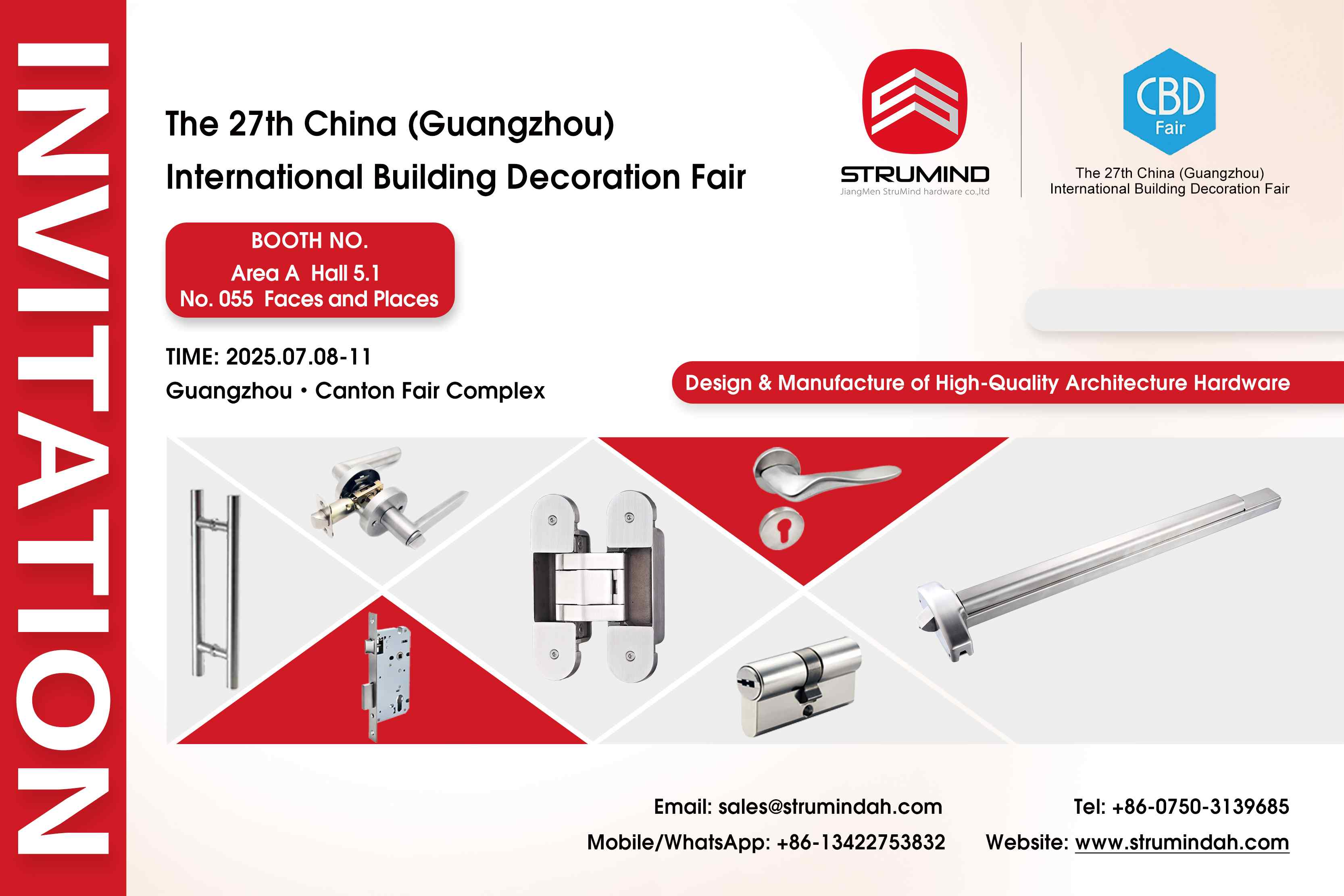 Strumind Hardware at the 27th China (Guangzhou) International Building Decoration Fair (CBD)