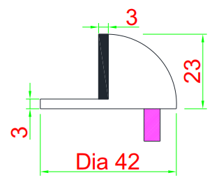Stainless Steel Hemisphere Door Stopper