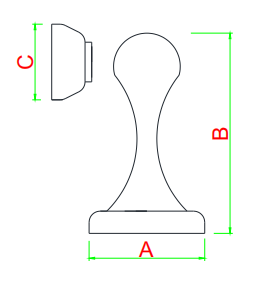 Stainless Steel Magnetic Door Stopper