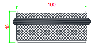 Rounded Stainless Steel Door Stopper