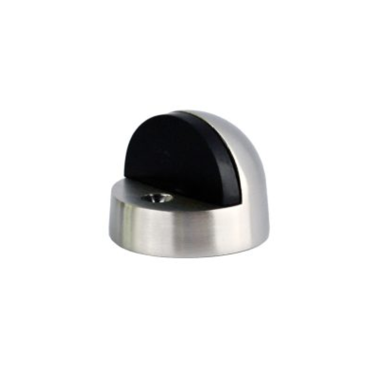 Floor Rubber Door Stopper Stainless Steel