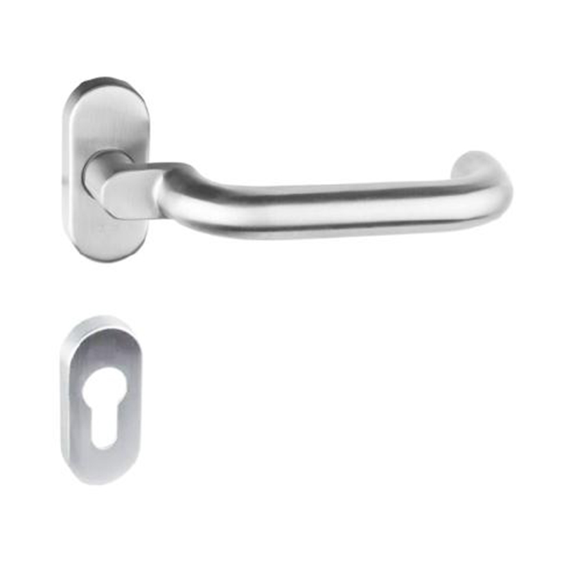brass silver interior door handle