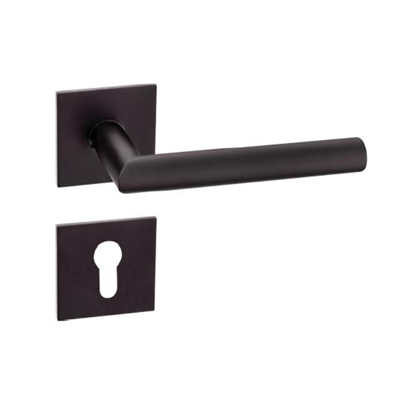 l shape stainless steel entry interior lever door handle 1