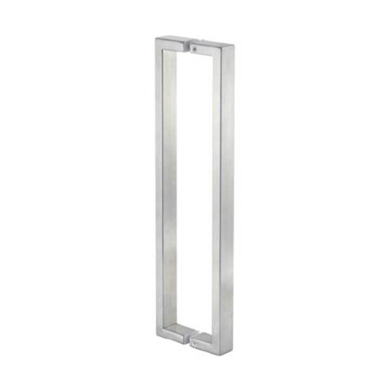 stainless steel square shape corner door pull handle